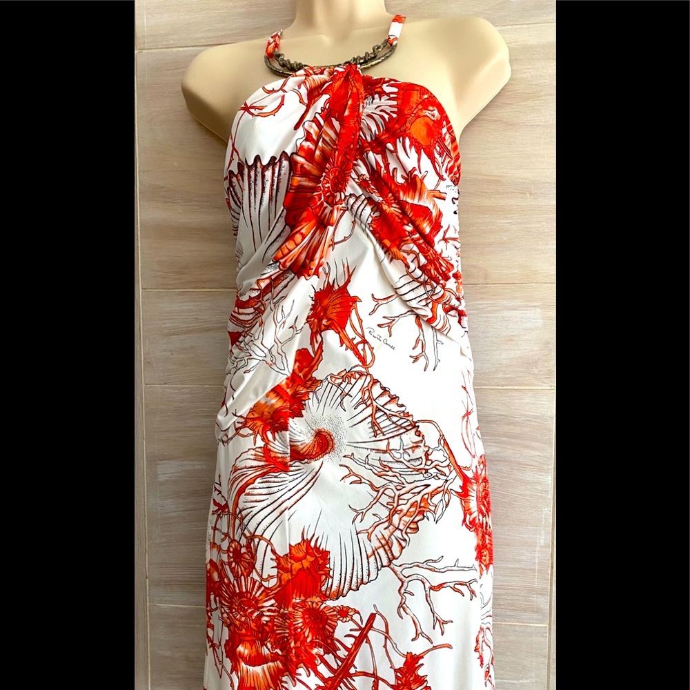 Beautiful halter Roberto Cavalli dress